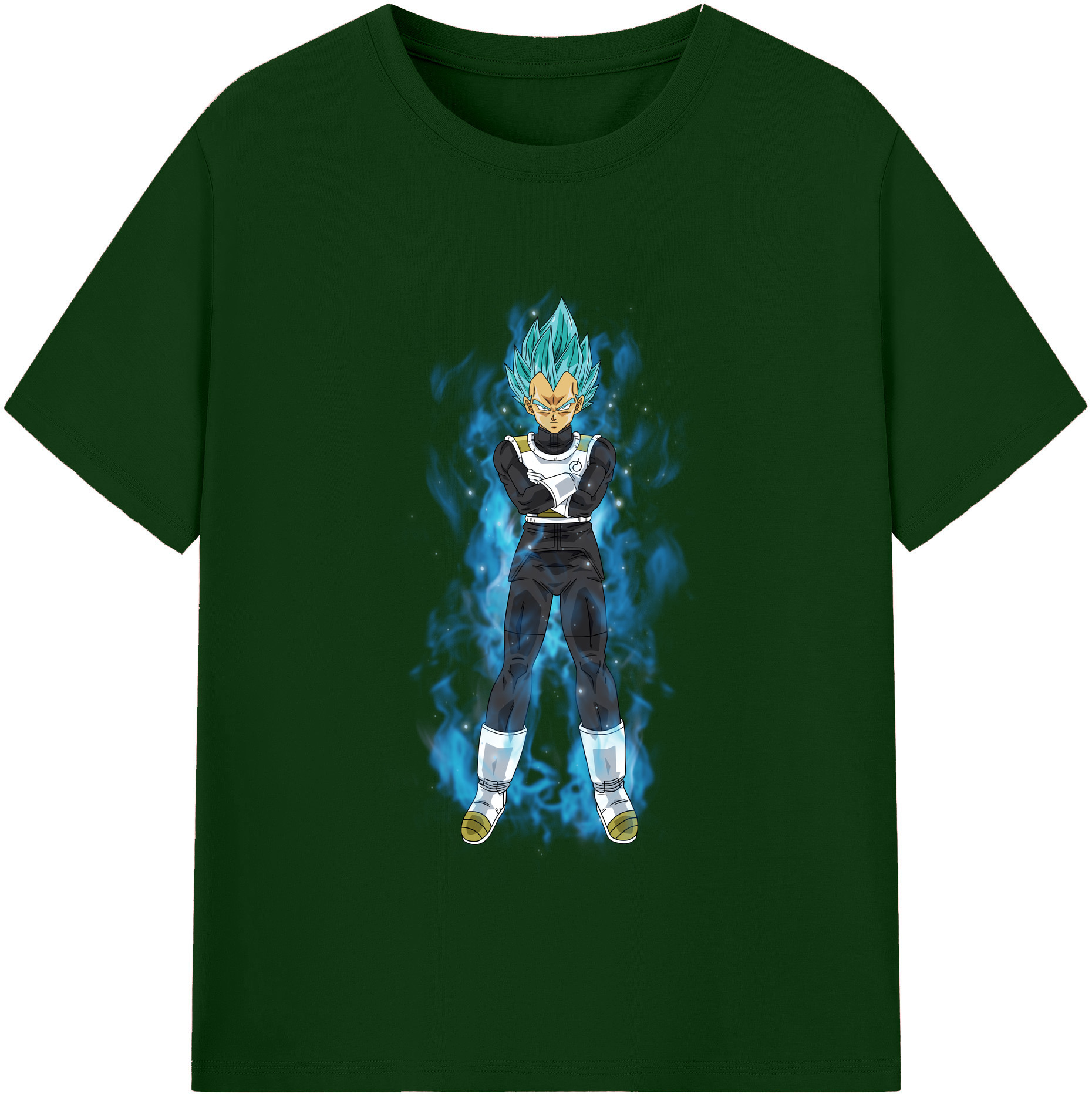 （画像用） ドラゴンボール ベジータ四世（Bejīta Yonsei）DRAGON BALL Vegeta IV 綿100％半袖Tシャツ（フロントプリント）
